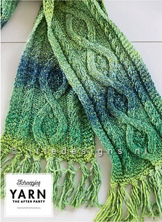 yarn the after party Mossy Cabled Scarf