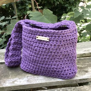 ItteDesigns schoudertas violet