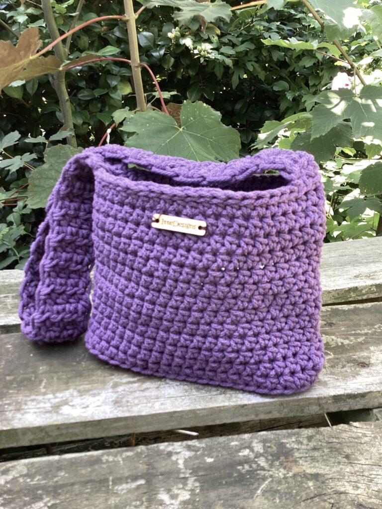 ItteDesigns schoudertas violet